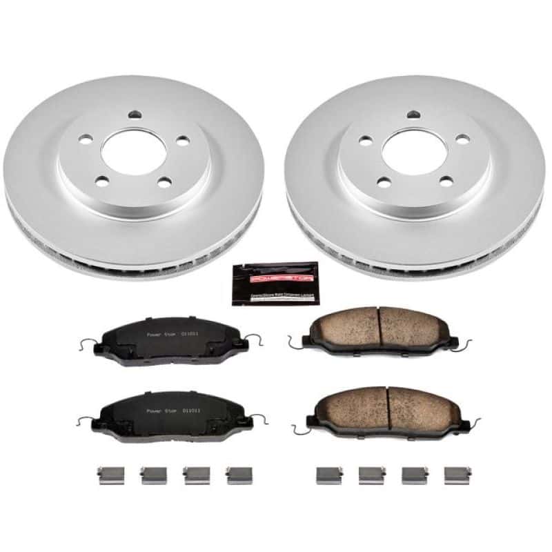 PowerStop — Power Stop 05-10 Ford Mustang Front Z17 Evolution Geomet Coated Brake Kit - view 1