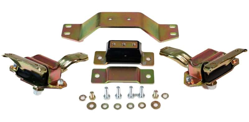 Energy Suspension — Energy Suspension 99-04 Ford Mustang 4.6L V8 Black Motor & Transmission Mount Set
Mtr/TransMntSet - view 3