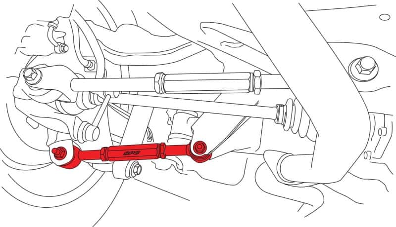 SPC Performance — SPC Performance 03-06 Subaru Baja/00-09 Legacy/Outback Rear Camber Kit (SINGLE ARM-REQUIRES 2)
ADJ. CAMBER ARM
ADJ ARM EA - view 4