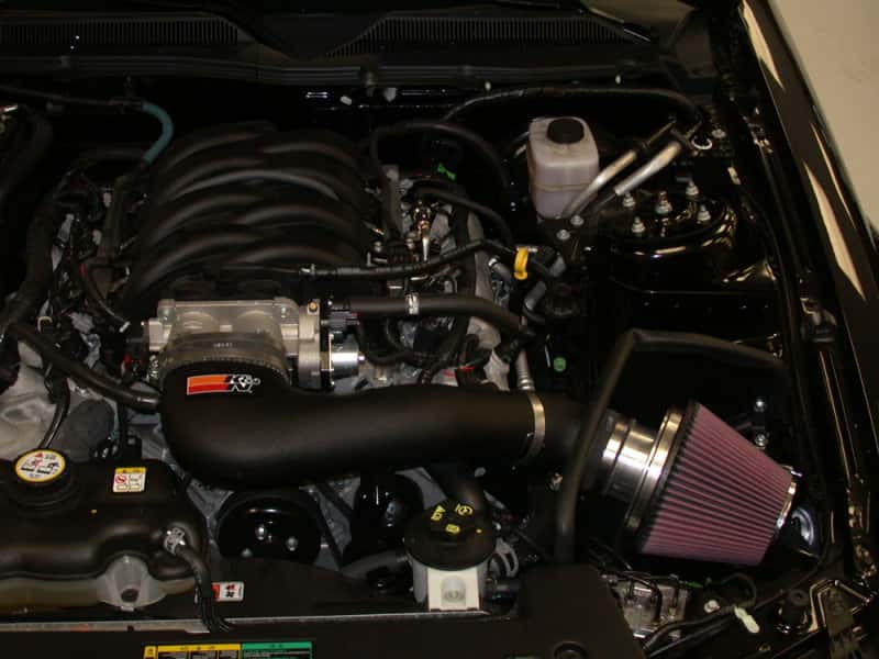 K&N Engineering — K&N 07-09 Ford Mustang GT V8-4.6L AirCharger Performance Intake
Performance Air Inta
Air Intake System - view 4