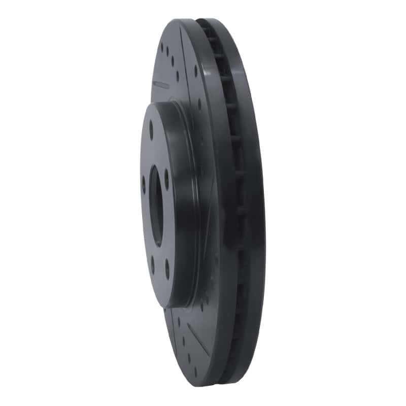 R1 Concepts — R1 92-95 Toyota MR2 Front Right Drilled & Slotted Black Brake Rotor
R1 Brake Rotor Drill - view 2