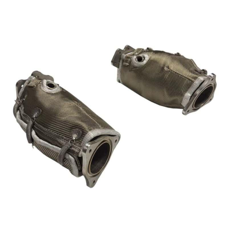 Kooks Headers — Kooks 23+ Chevrolet Corvette C8 Z06/LT6 5.5L 3in. SS 5in. Bodied Ultra-GREEN Conn. w/Blankets
5in. Ultra-GREEN
5" Ultra-GREEN - view 3