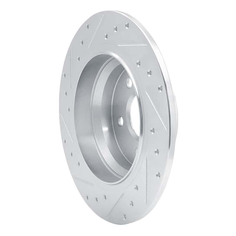 R1 Concepts — R1 03-16 Mercedes-Benz E200 (Latin America) Rear Right Drilled & Slotted Silver Brake Rotor
R1 Brake Rotor Drill - view 4
