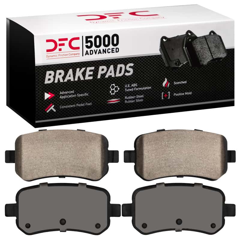 DFC — DFC 04-12 Chrysler Town & Country Rear 5000 Advanced Ceramic Brake Pads
DFC Brake Pad Set - view 1