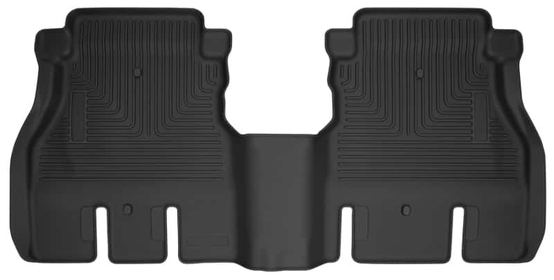 Husky Liners — Husky Liners 19-24 JLU Jeep Wrangler 4 Door X-Act Contour Black Floor Liners (2nd Seat) - view 1