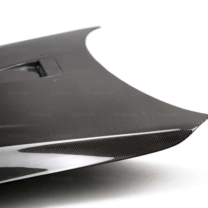 Seibon — Seibon 08-12 Mitsubishi Evo X OEM style Carbon Fiber Hood - view 12