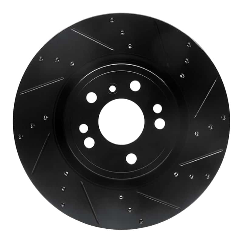 R1 Concepts — R1 12-18 Mercedes-Benz ML350 Front Right Drilled & Slotted Black Brake Rotor
R1 Brake Rotor Drill - view 1