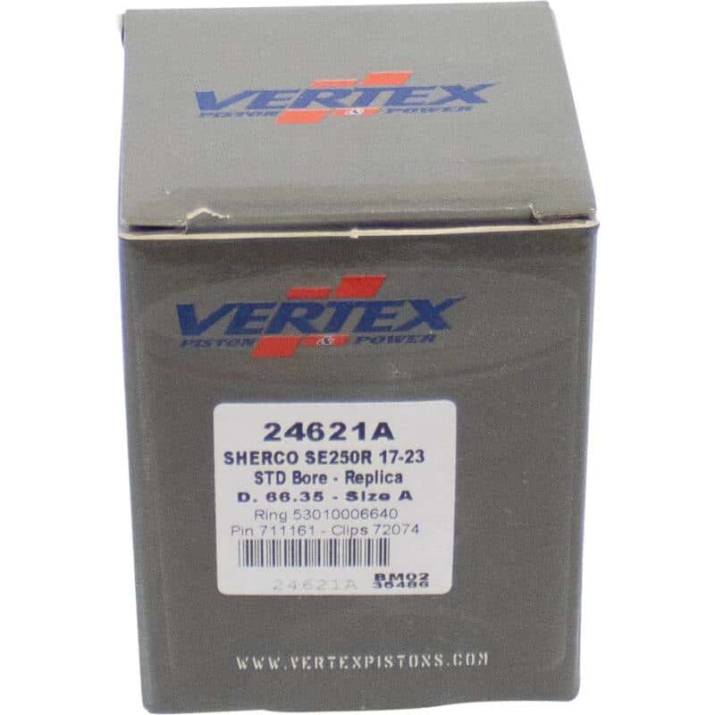 Vertex Pistons — Vertex Piston 17-24 Sherco SE-R 250 250cc Cast Replica Piston Kit - view 5