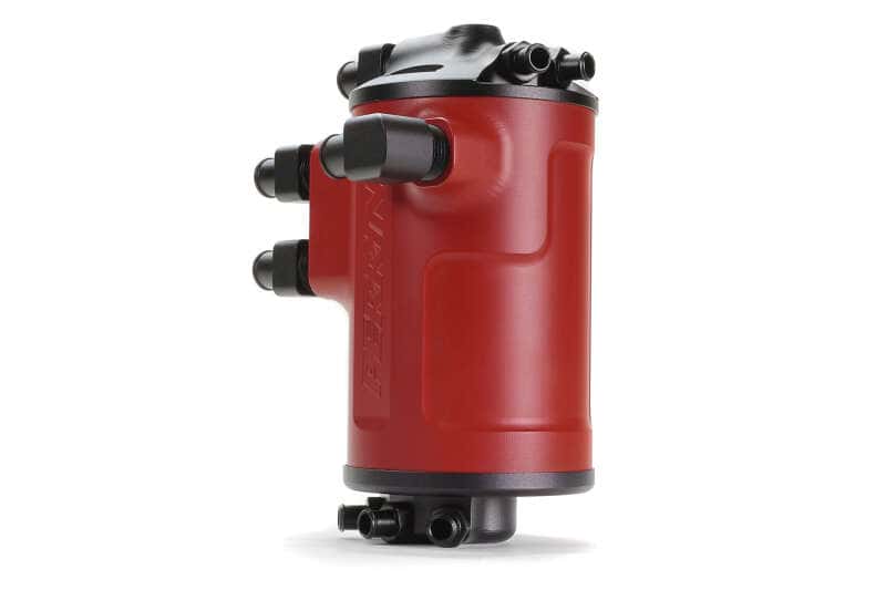 Perrin Performance — PERRIN 02-21 Subaru WRX / 04-21 STI Air Oil Separator - Red - view 3