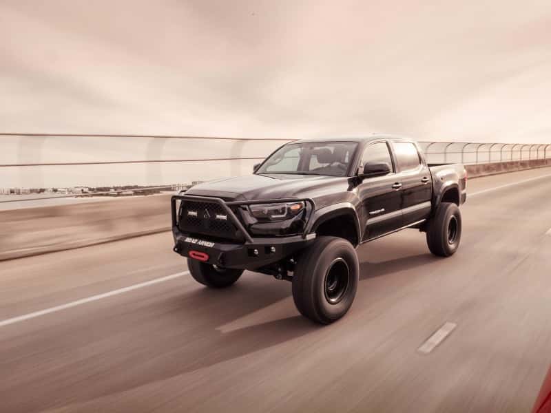 Road Armor — Road Armor 16-20 Toyota Tacoma Stealth Front Winch Bumper w/Lonestar Guard - Tex Blk - view 7