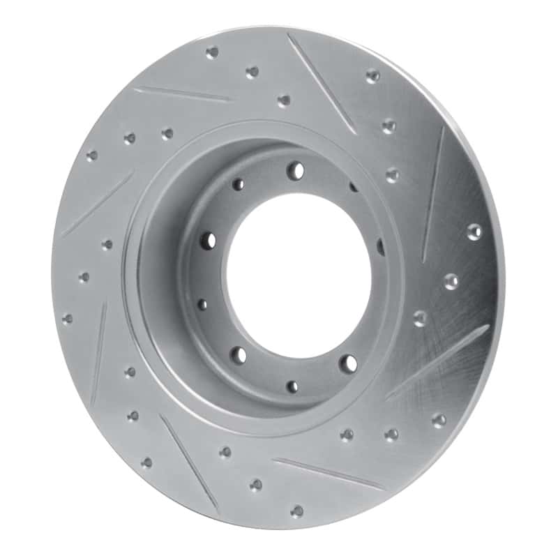R1 Concepts — R1 74-16 Land Rover Range Rover Rear Left Drilled & Slotted Silver Brake Rotor
R1 Brake Rotor Drill - view 4
