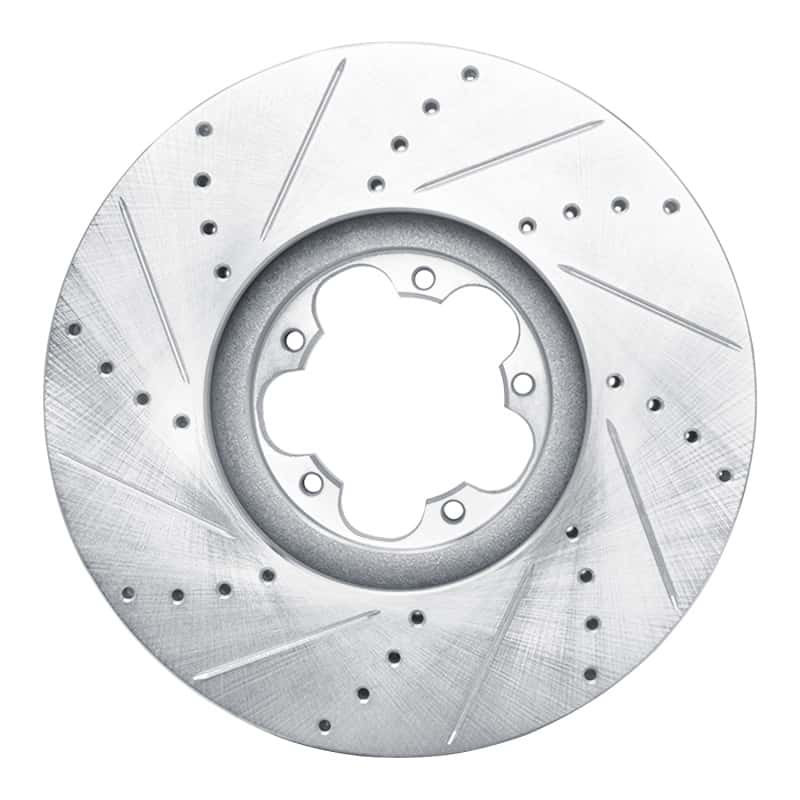 R1 Concepts — R1 14-19 Ford Transit-150 Front Right Drilled & Slotted Silver Brake Rotor
R1 Brake Rotor Drill - view 5