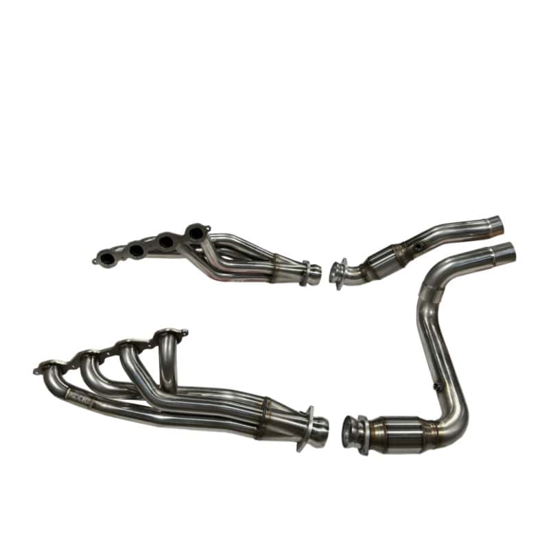 Kooks Headers — Kooks 23+ Cadillac Escalade V 1-7/8in Long Tube Header & GREEN Catted Conn. Kit
Header & Conn. Kit.
Header/Conn. Kit. - view 2