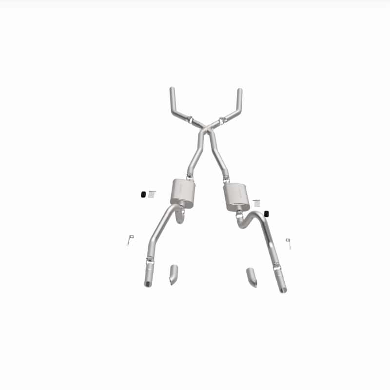 Magnaflow — MagnaFlow SYS C/B 67-70 Mustang 2.50inch w/Tru-X
Crossmember-Back
Cat-Back - view 45