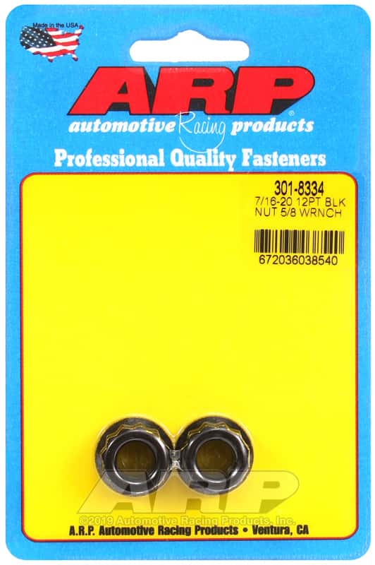 ARP — ARP 7/16in-20 5/8 Socket 12pt Nut Kit - view 1