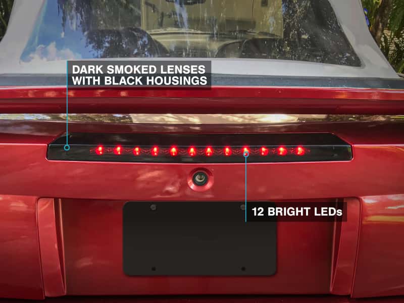 Raxiom — Raxiom 99-04 Ford Mustang Excluding Cobra Axial Series LED Third Brake Light (Smoked)
Light - view 9