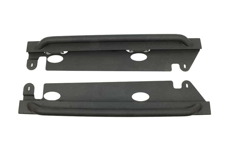 Fishbone Offroad — Fishbone Offroad 07-18 Jeep Wrangler JK 2 Door Rubicon Steel Rock Slider - Black Textured Powdercoat - view 2