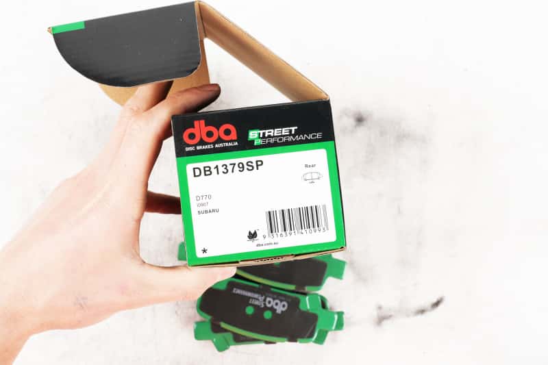 DBA — DBA 02-03 Subaru WRX SP500 Rear Brake Pads
Brake Pad - view 3