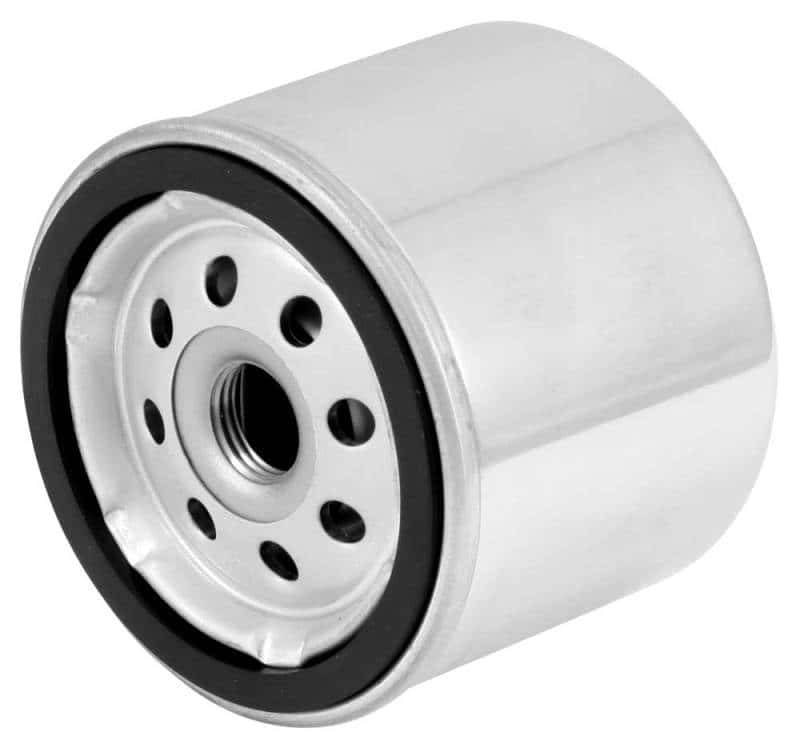 K&N Engineering — K&N Oil Filter Powersports Canister Chrome - view 3