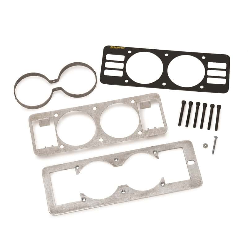 AutoMeter — Autometer 87-93 Ford Mustang Black Dual Gauge Cage w/ Vents
2-5/8" DUAL GAUGE CA - view 2