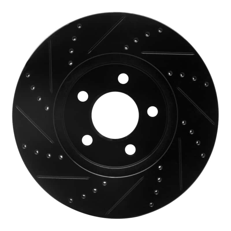 R1 Concepts — R1 03-11 Ford Crown Victoria Front Right Drilled & Slotted Black Brake Rotor
R1 Brake Rotor Drill - view 5