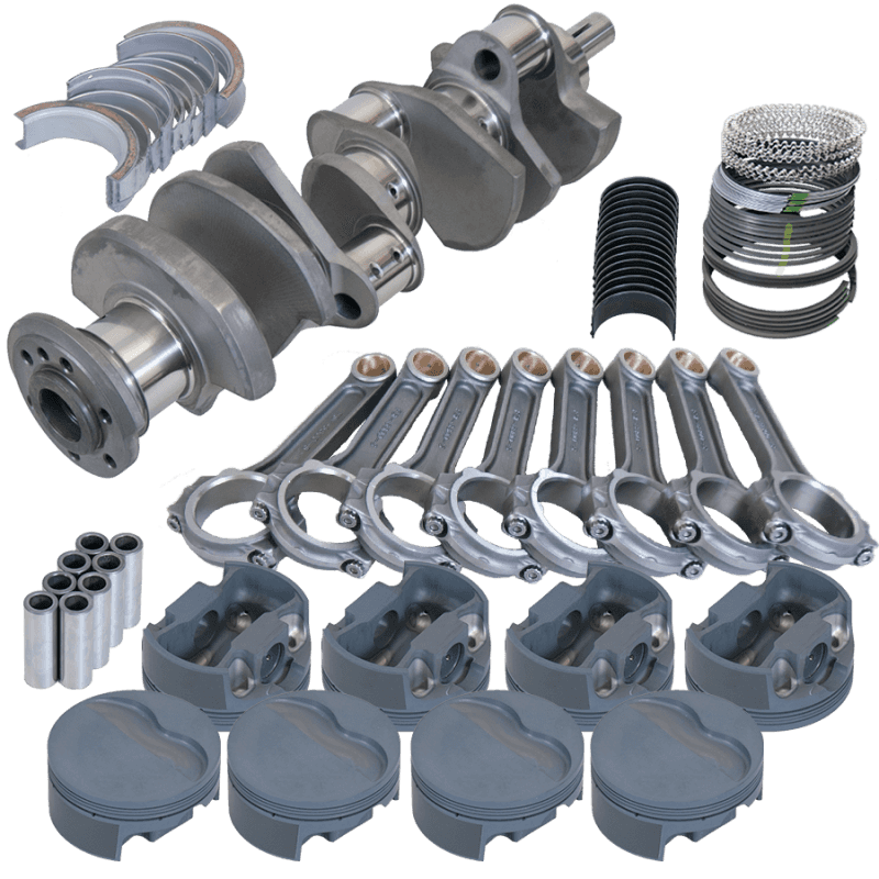 Eagle — Eagle Pontiac 455 4.500in Crank 6.800in I-Beam Rods -6cc Flat Top 4.185in Pistons Rotating Assembly
Pro Street Assembly - view 1