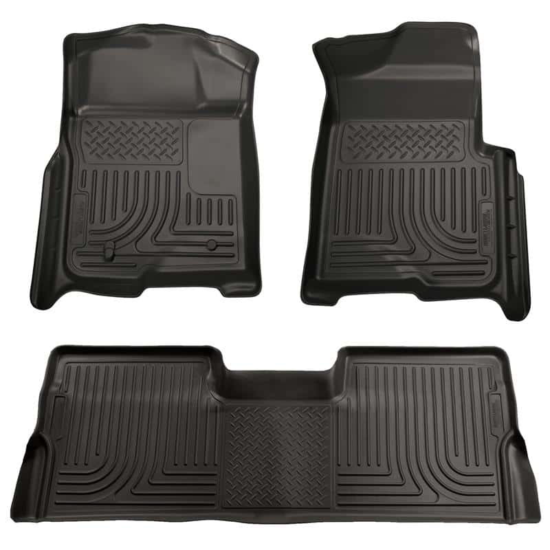 Husky Liners — Husky Liners 08-10 Ford SD Super Cab WeatherBeater Combo Black Floor Liners (w/o Manual Trans Case)
Floor Liners - view 3