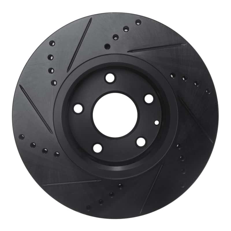 R1 Concepts — R1 16-25 Mazda 6 Front Right Drilled & Slotted Black Brake Rotor
R1 Brake Rotor Drill - view 5