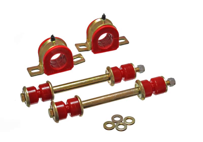 Energy Suspension — Energy Suspension 01-06 C2500 HD Silverado 2WD Red 36mm Front Sway Bar Bushing Set
Sway Bar Bushing Kit - view 3