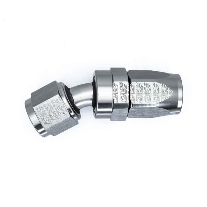 DeatschWerks — DeatschWerks 8AN Female Swivel 30-Degree Hose End CPE - Anodized Titanium - view 2