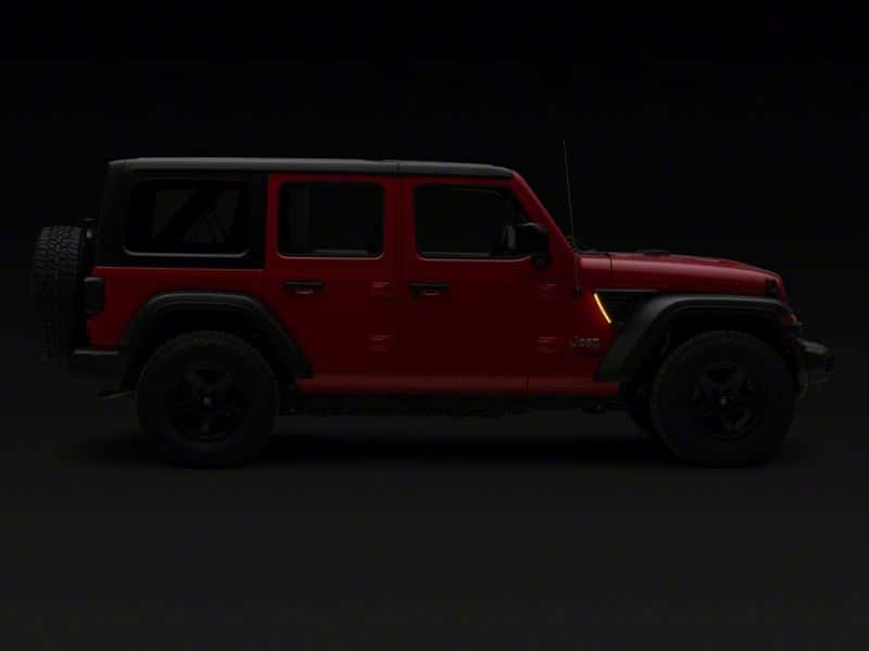 Raxiom — Raxiom 18-23 Jeep Wrangler JL LED Fender Vent Lighting w/ DRL and Turn Signal
Lights - view 13