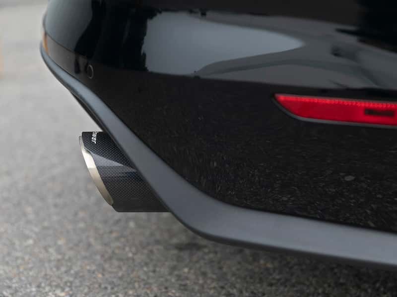 aFe — aFe MACH Force Xp SS Axle Back Exhaust System w/ Carbon Fiber Tips 15-17 Ford Mustang GT V8-5.0L
Axle-Back Exhaust - view 5