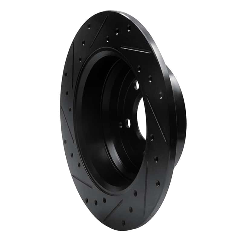 R1 Concepts — R1 96-04 Volvo C70 Rear Right Drilled & Slotted Black Brake Rotor
R1 Brake Rotor Drill - view 4