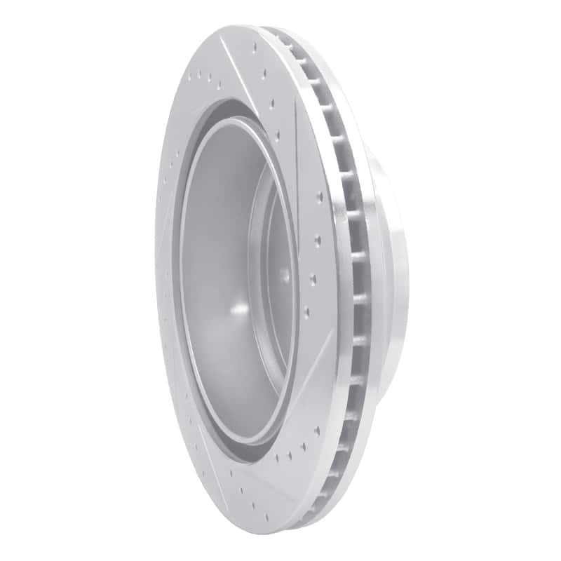 R1 Concepts — R1 16-24 Nissan Titan XD Rear Left Drilled & Slotted Silver Brake Rotor
R1 Brake Rotor Drill - view 4