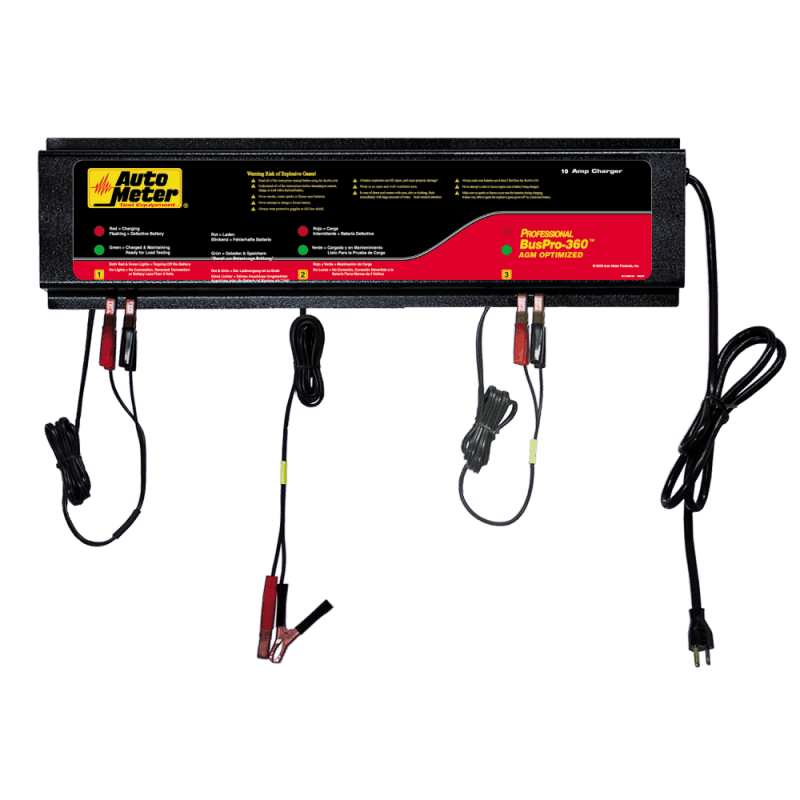 AutoMeter — Autometer 120V 3 Station Automated Multi Battery Charging Station 5 Amps per Station
3 BAT CHRG 120V AGM - view 3