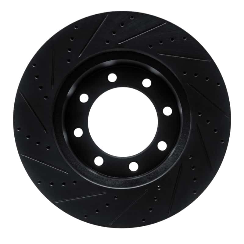 R1 Concepts — R1 12-25 Ford F-250 4WD (Super Duty) Front Right Drilled & Slotted Black Brake Rotor
R1 Brake Rotor Drill - view 5