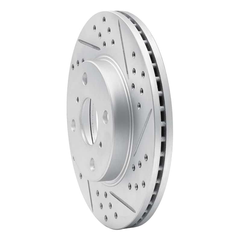 R1 Concepts — R1 04-06 Scion Xb Front Right Drilled & Slotted Geo-Carbon Rotor - view 2
