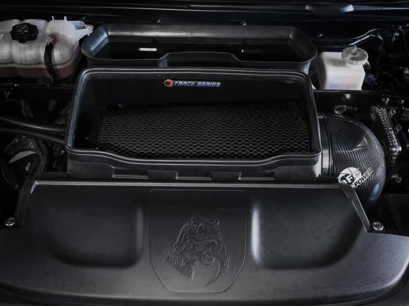 aFe — aFe 21-23 RAM 1500 TRX Track Series Carbon Fiber Cold Air Intake System w/ Pro 5R Filter
Track Series Intake  - view 6