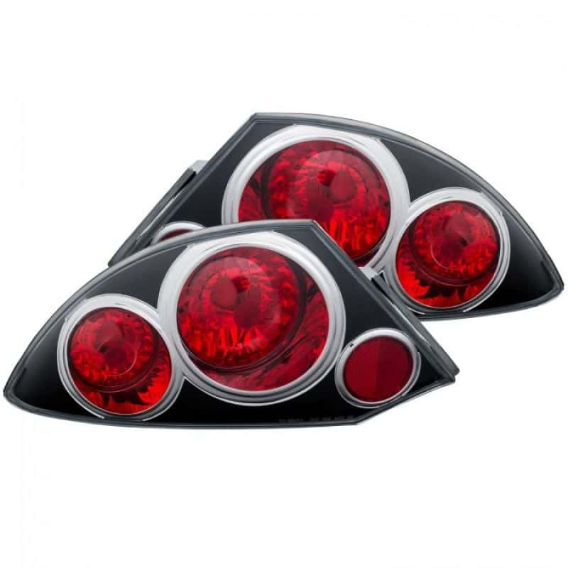 ANZO — ANZO 2000-2005 Mitsubishi Eclipse Taillights Black
TailLightSet - view 3