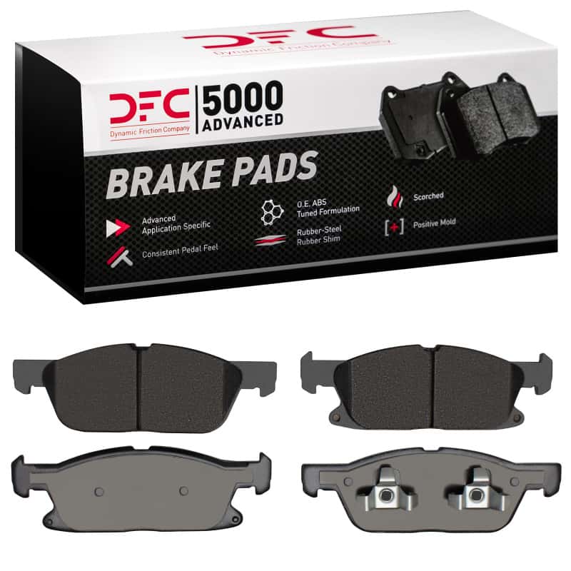 DFC — DFC 19-24 Ford Edge Front 5000 Advanced Low Metallic Brake Pads
DFC Brake Pad Set - view 4