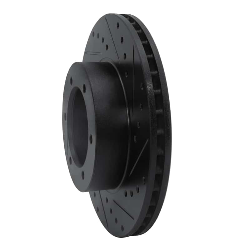 R1 Concepts — R1 91-98 Toyota 4Runner Front Right Drilled & Slotted Black Brake Rotor
R1 Brake Rotor Drill - view 2