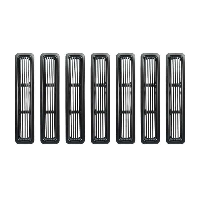 Rugged Ridge — Rugged Ridge Billet Grille Inserts Black 97-06 Jeep Wrangler
OFFROAD_EXTERIOR
Grille Insert - view 1