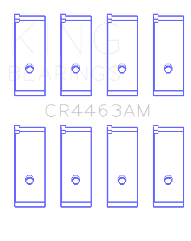 King Engine Bearings — King Engine Bearings Honda Civic 1438Cc (Size +0.50mm) Connecting Rod Bearing Set
Engine Bearing - view 1