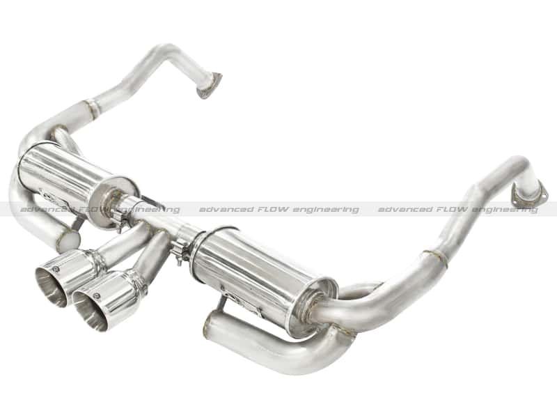 aFe — aFe ELITE 05-12 Porsche Boxster S (987.1-987.2) H6 3.4L 304SS Dual Cat-Back w/Dual Polished Tip Exht
Cat-Back Exhaust
SS 304 - view 1