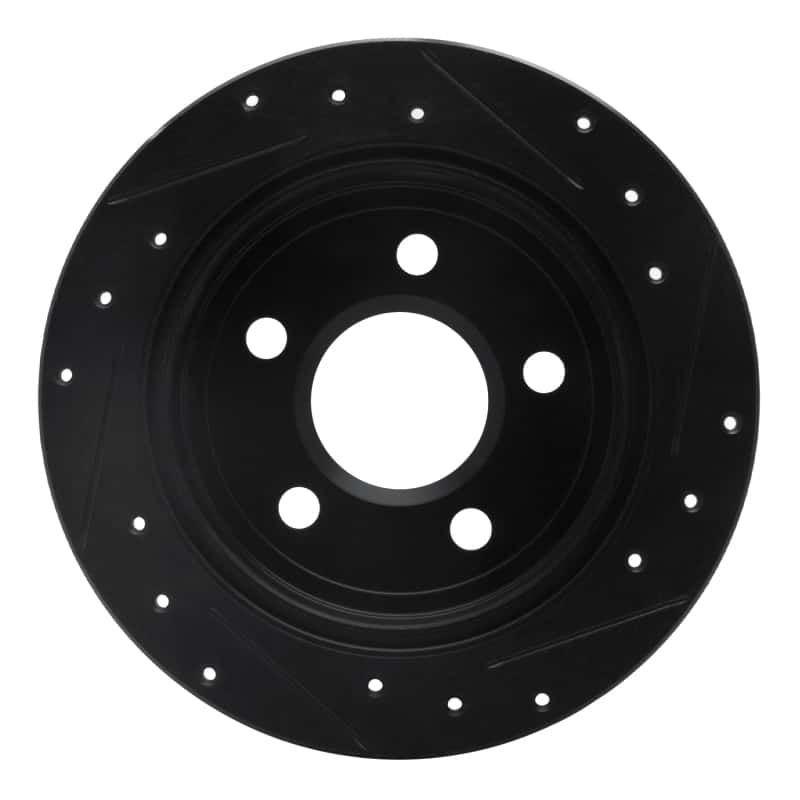 R1 Concepts — R1 97-05 Buick Century Rear Left Drilled & Slotted Black Brake Rotor
R1 Brake Rotor Drill - view 5