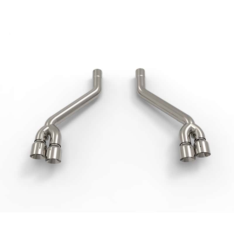 Kooks Headers — Kooks 2016 + Chevrolet Camaro SS 3in Axle Back Muffler Delete Exhaust System w/ Polished Quad Tips
OEM x 3in. Axle-Back
OEM x 3" Axle-Back - view 1