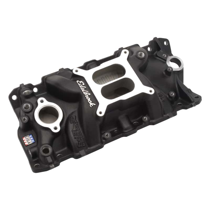 Edelbrock — Edelbrock Manifold SBC Performer Eps Intake Black
MANIFOLD - view 4