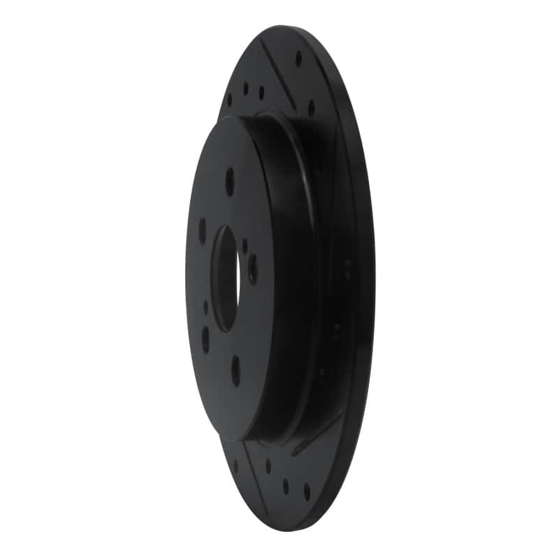 R1 Concepts — R1 09-24 Lexus CT200H Rear Right Drilled & Slotted Black Brake Rotor
R1 Brake Rotor Drill - view 2