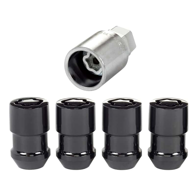 McGard — McGard Wheel Lock Nut Set - 4pk. (Cone Seat) 1/2-20 / 3/4 & 13/16 Dual Hex / 1.46in. Length - Black - view 5
