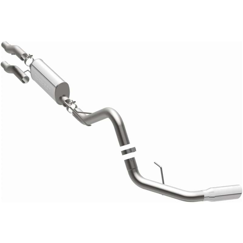 Magnaflow — MagnaFlow 11 Ford F-150 3.7L/5.0L/6.2L SS Catback Exhaust Single Rear Side Exit w/ 4in SS Tips
Cat-Back - view 3